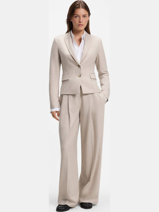Boss Γυναικείο Σακάκι Light Beige Boss Γυναικείο Σακάκι Light Beige