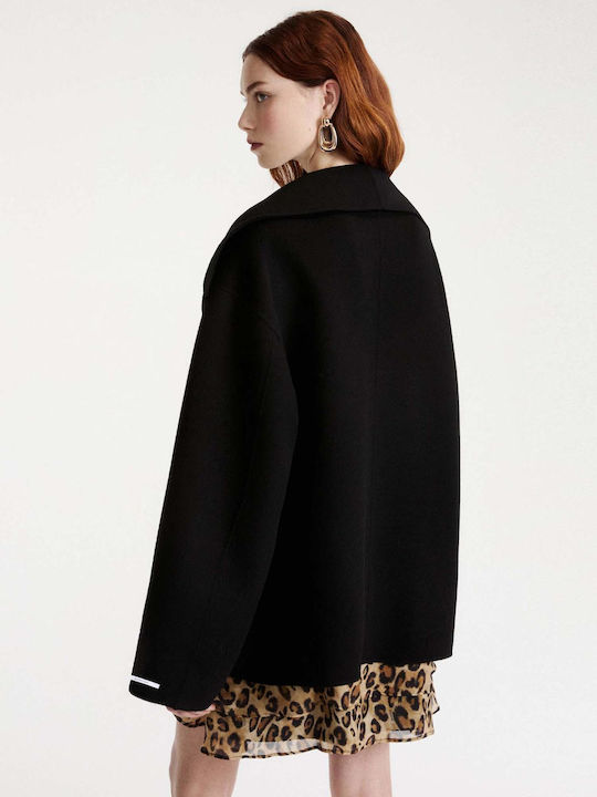 Γυναικείο Double-faced Wool-blend Παλτό