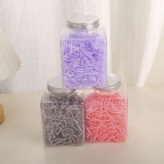 Hair Scrunchies – Disposable Large Square Container
