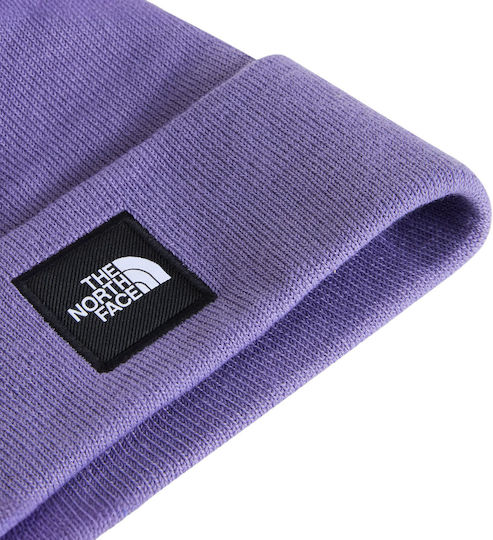 Dock Worker Recycled Beanie Men's Knitted Beanie in Purple