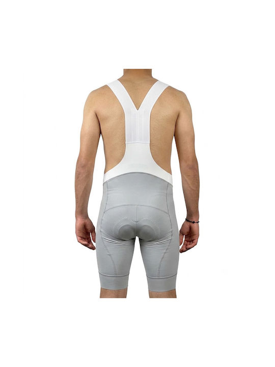 Demaraz Men's Cycling Pants with Braces Grey