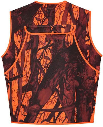 Toxotis Active Wear Camouflage Orange Hunting Vest