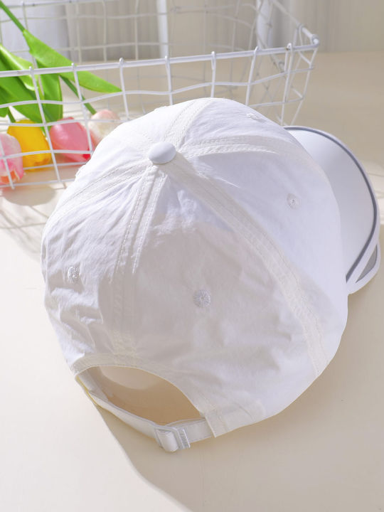 Baseball Cap Visor Embroidery White Quick Drying