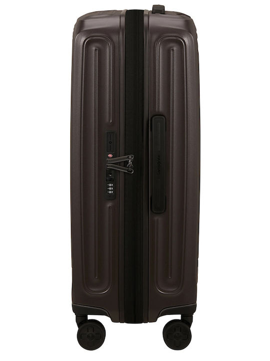 Samsonite Spinner Valiză de călătorie Medie Dură Maro Înălțime 69 cm