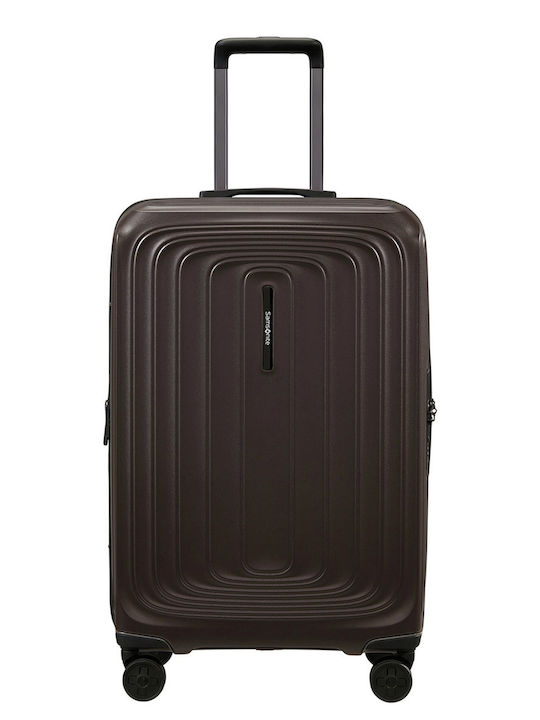 Samsonite Spinner Valiză de călătorie Medie Dură Maro Înălțime 69 cm