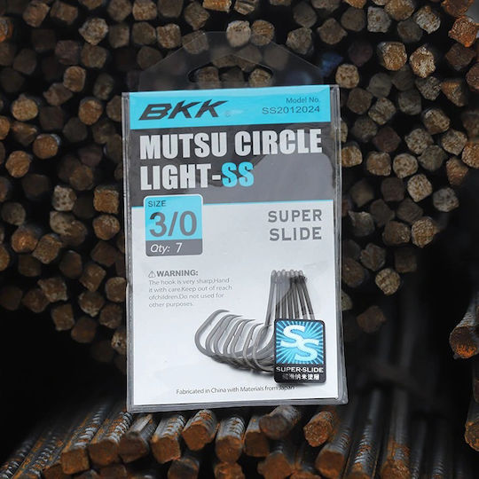 BKK Mutsu Circle Ss Light Fishing Hook No2/0