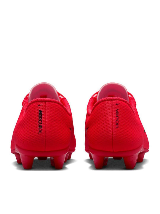 Mercurial Vapor 17 Club FG/MG Παιδικά Ποδοσφαιρικά Παπούτσια με Τάπες Κόκκινα