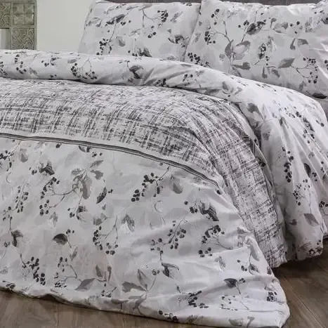 Set Huse Pentru Pilote Bumbac Satinat 200x220cm Dublu Cu 2 Fețe De Pernă și 1 Cearșaf