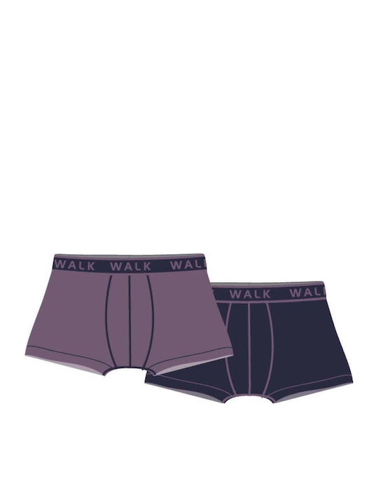 Herren Boxershorts Grau 2er Pack