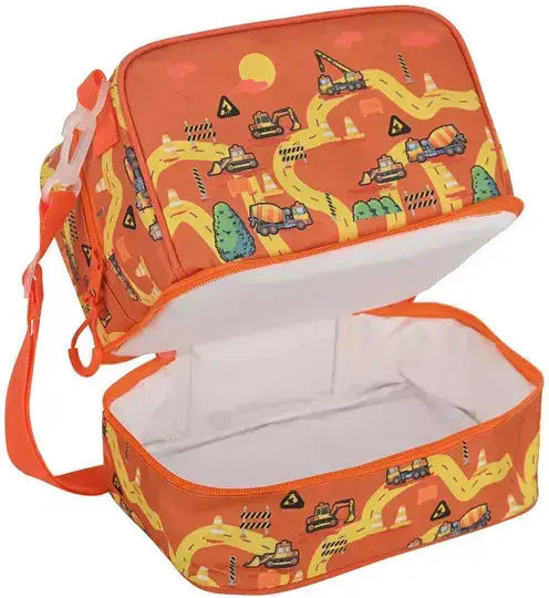 Estia Save The Aegean School Insulated Handheld Lunch Bag 6 Litre Orange