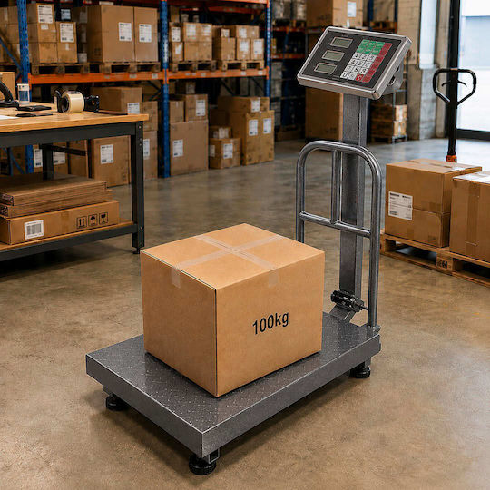 Verk Group Electronic Commercial Scale with Weighing Capacity 100kg