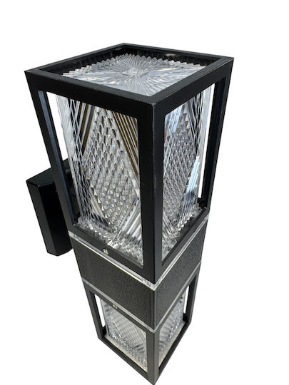 Epiplo-Fos Wall-Mounted Outdoor Light E27 9x15.5x34cm
