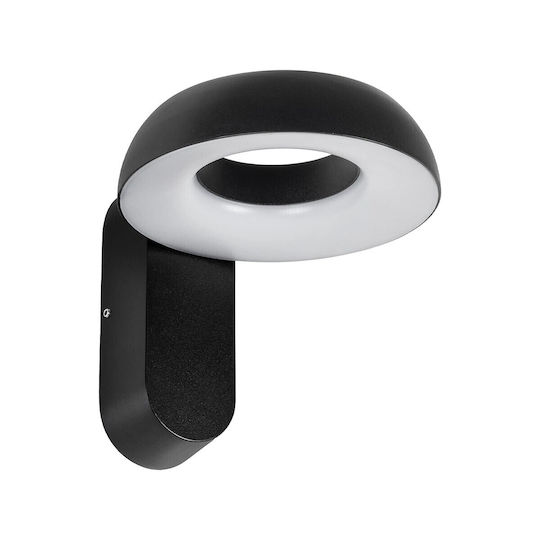 GloboStar Wandmontiertes Außenleuchte LED IP65 12W mit Warmweißem Licht 16x20x15cm