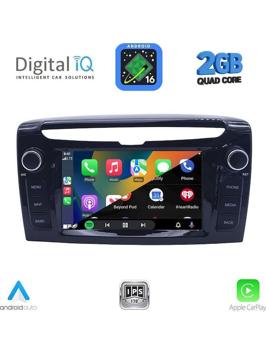 Digital Iq Bld 244_cpa 7 Zoll Deck Multimedia System Lancia Ypsilon Modell 2011+