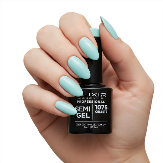 Elixir Semigel Gel Nagellack 1075 Celeste 15ml