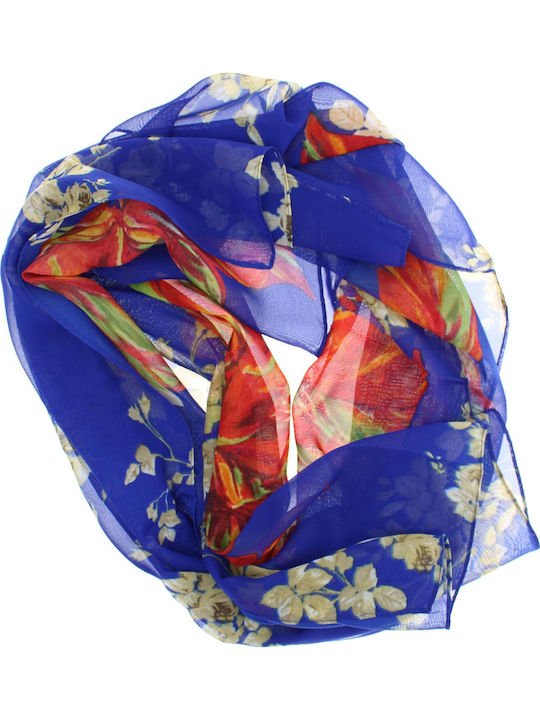 ButicCochet Damen Schal Blau
