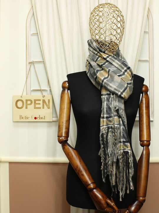 ButicCochet Women's Grey Shawl
