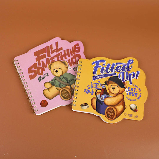 Teddy Island Notebook A6 (Miscellaneous Designs/Colors)