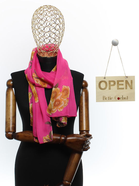 ButicCochet Women's Fuchsia Shawl