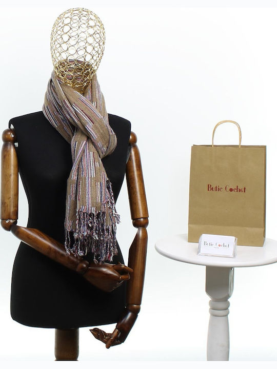 ButicCochet Women's Shawl Brown ButicCochet Women's Shawl Brown