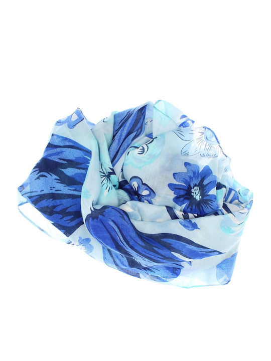 ButicCochet Damen Schal Blau
