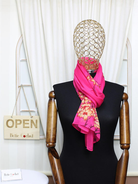 ButicCochet Şal Pentru Femei Fuchsia