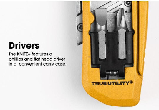 Нож за рязане True Knife+ Жълт True Utility
