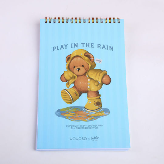 Teddy Island Set 50 A5 Multicolour Notebooks