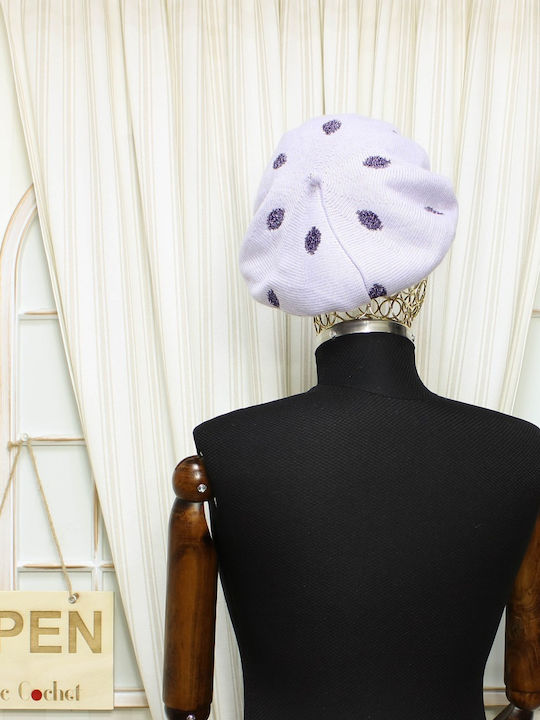 ButicCochet Women's Wool Beret Purple