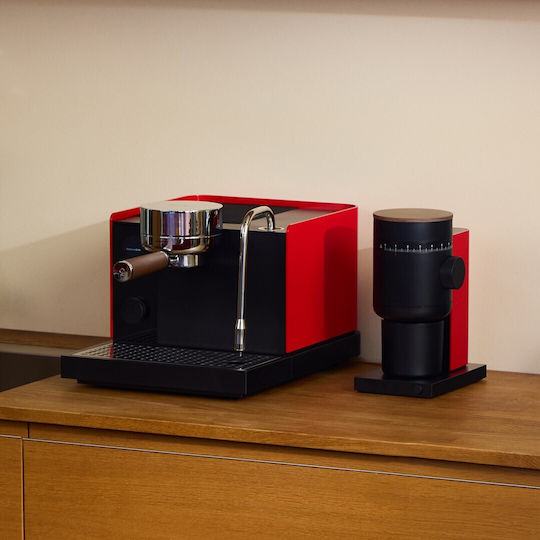 Fellow Opus Gen 2 Elektrische Kaffeemühle mit Getreidekapazität 110gr und 10 Mahlstufen Rot
