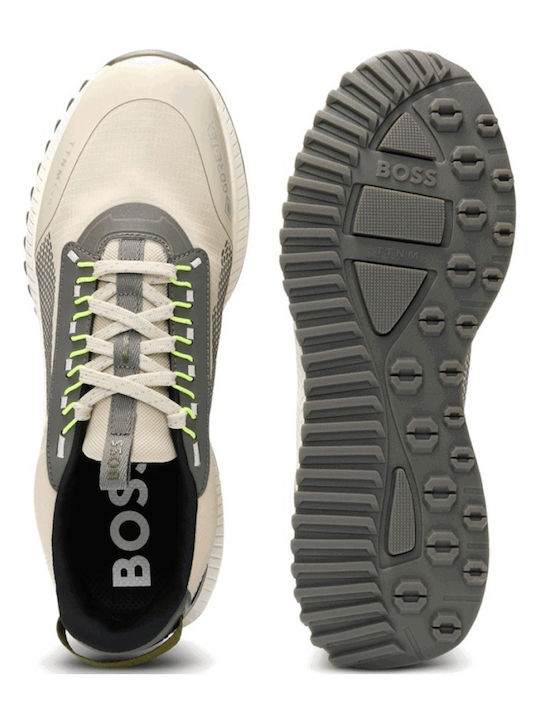 Boss Shoes Мъжки сникърси бежови Boss Shoes Мъжки сникърси бежови