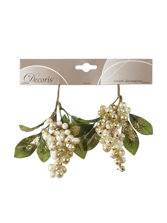 Decoris Christmas Decorative Branch White