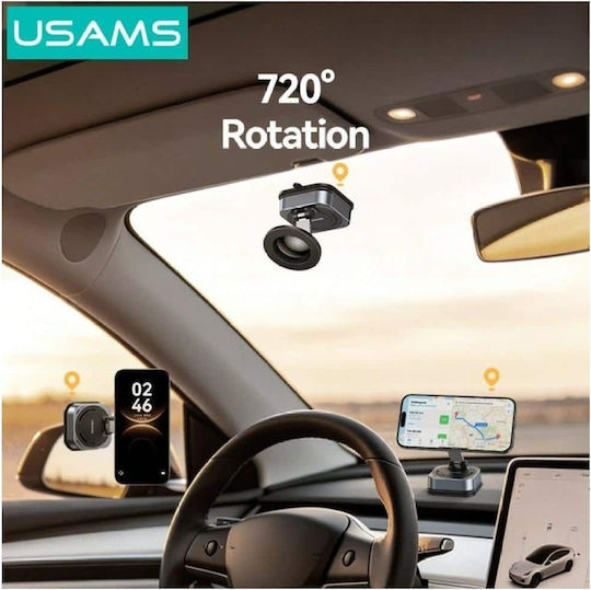 Usams Zj093 Universal Magnetic Phone Holder Car Home Office Black Zj093zj01