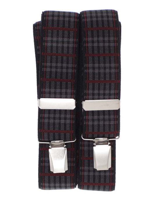 Breteli Elastice Unisex Adulți ButicCochet Din Material Sintetic 35 Mm Model Tipărit X Gri Br524