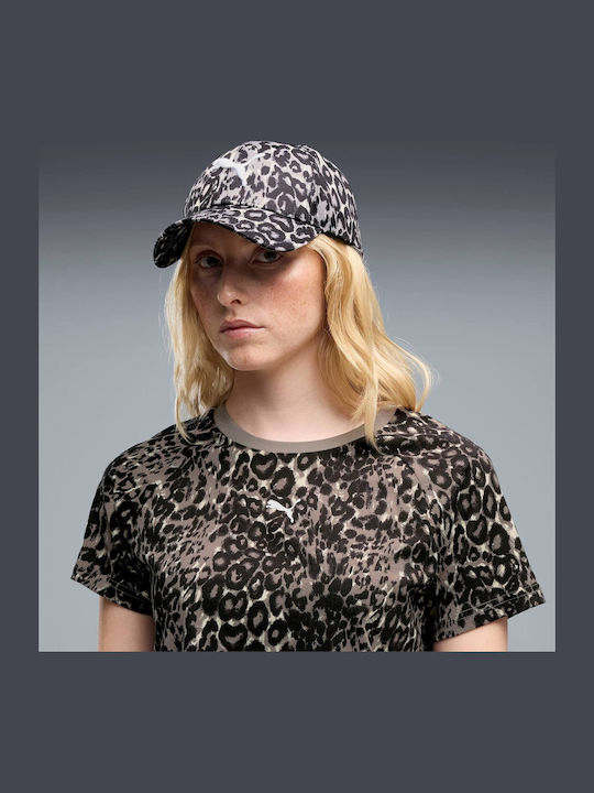 Cap Puma Ess Elevated Aop Bb Cap Черен Унисекс