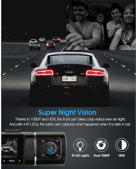 Camera DVR Auto 1080P cu Ecran 1.5"