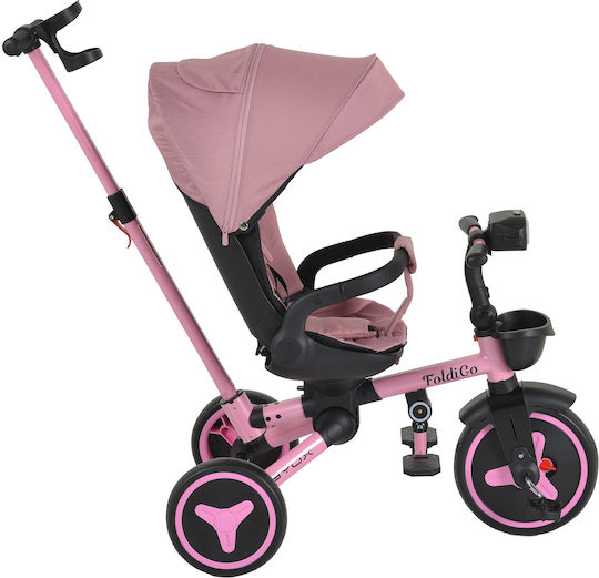Byox Foldable & Convertible Pink Tricycle Bike