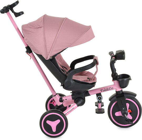 Byox Foldable & Convertible Pink Tricycle Bike