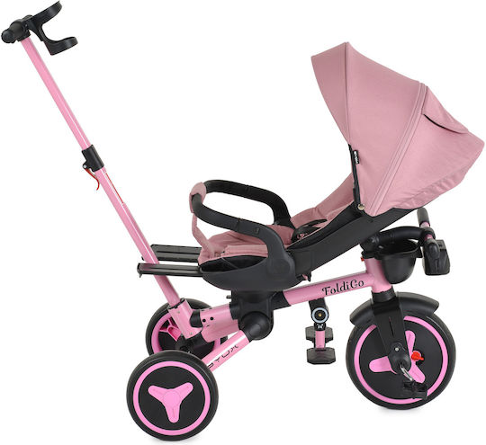 Byox Foldable & Convertible Pink Tricycle Bike