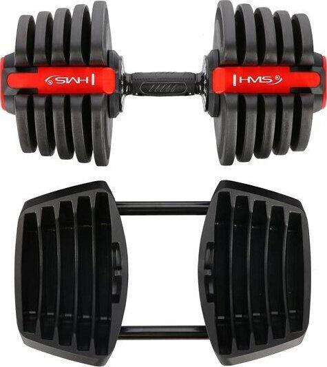 HMS Hantelset 2x 21.5kg Verstellbar im Fall