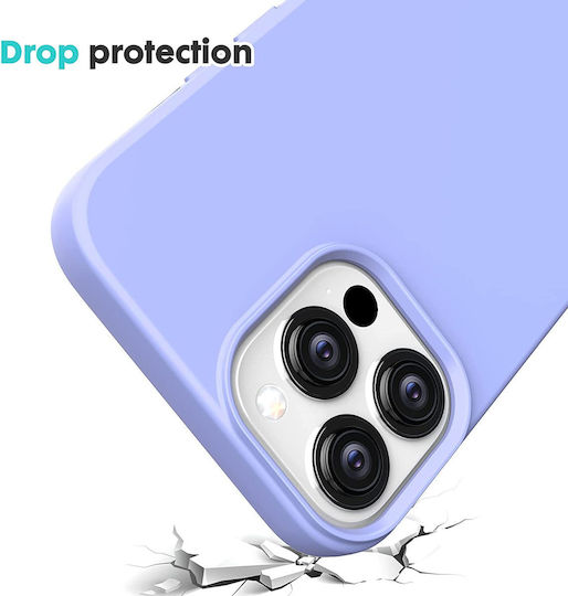 Premium Back Cover Σιλικόνης Μωβ (iPhone 13 Pro Max)