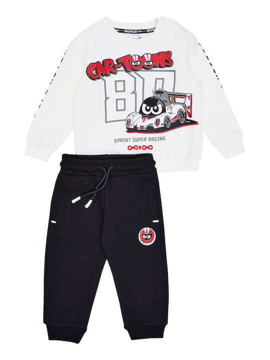 Kids Sweatpants Set White