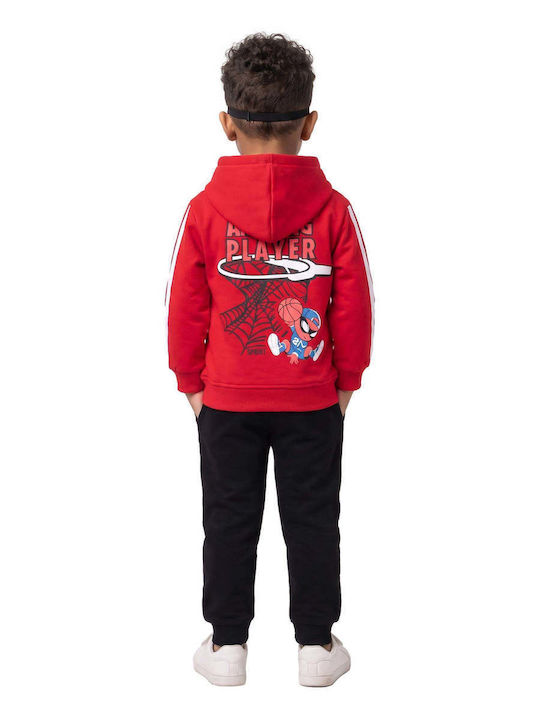 Kinder Sweatpants Set Rot 2Stücke