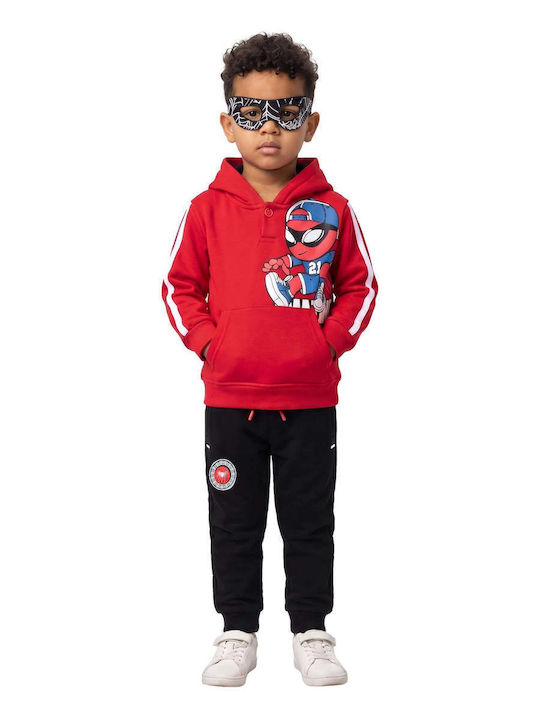Kinder Sweatpants Set Rot 2Stücke