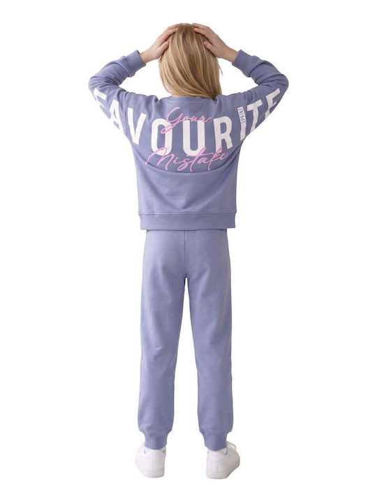 Kinder Sweatpants Set Flieder