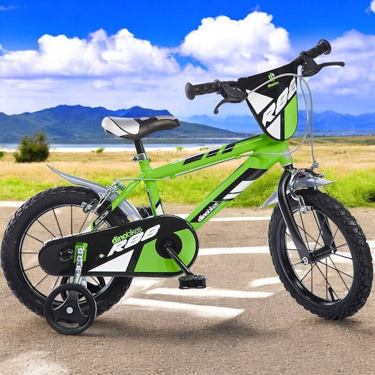 Dino Bikes R88 14" Παιδικό Ποδήλατo BMX Boys Caliper Πράσινο