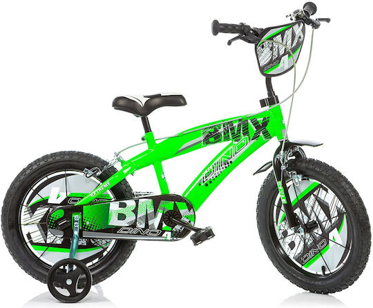 Dino Bikes 14" Детски Велосипед BMX Зелен