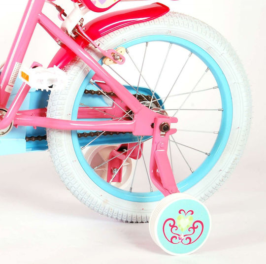 Volare Disney Princess 16" Kinder Fahrrad BMX Rosa