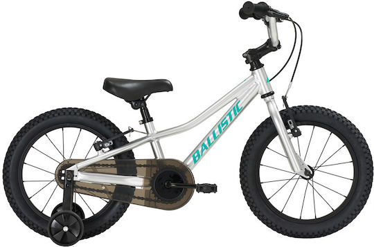 Ballistic Scoop 18" Kids Bicycle BMX (2025) Silver