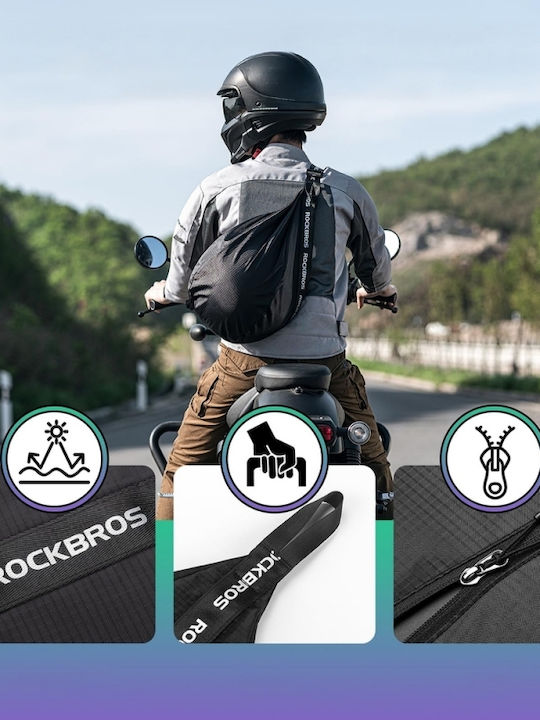Rockbros Holder Fahrradtaschen Płataki Pedełátu 10lt Schwarze
